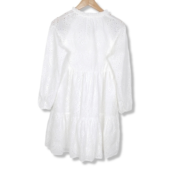 NWT Adyson Parker Boho Eyelet Tiered Dress - Picture 4 of 8